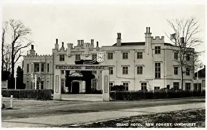 Lyndhurst Prints: Grand Hotel, New Forest, Lyndhurst, Hampshire