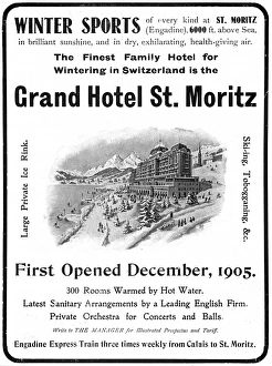 Images Dated 15th December 2011: Grand Hotel St Moritz