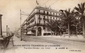 Algiers Prints: Grand Hotel Terminus et d Europe, Algiers, Algeria