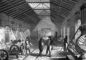 Erecting Prints: Grand Junction Railway train factory