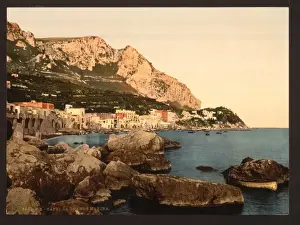 Capri Prints: The grand marina, Capri Island, Italy