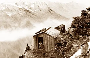 Mont Prints: Grand Mulet Cabin, Mont Blanc