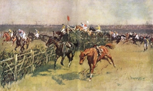 Steeple Chase Gallery: Grand National at Aintree by Gilbert Holiday