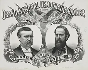 Grand national Democratic banner: 1880