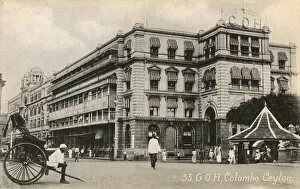 Rickshaw Collection: Grand Oriental Hotel, Colombo, Ceylon (Sri Lanka)