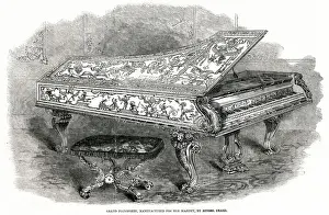 Grand Pianoforte, manufactured for Queen Victoria 1856