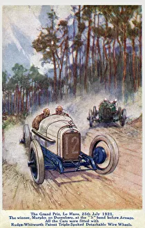 Jimmy Prints: The Grand Prix at Le Mans, 1921 - Murphy's Duesenberg