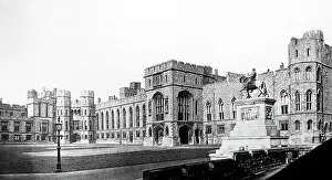 Quadrangle Prints: Grand Quadrangle, Windsor Castle, Victorian period