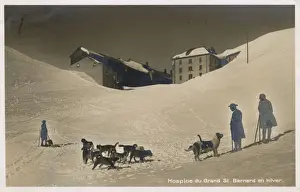 Hospice Prints: Grand St Bernard Hospice, Switzerland