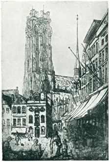 Ruby Prints: The Grande Place and Cathedral Malines