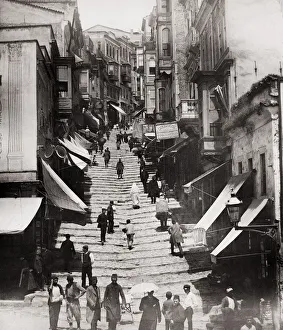 Ethnicity Prints: Grande Rue de Pera, Constantinople Istanbul Turkey