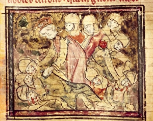 Conquer Gallery: Grandes Chroniques de France (14th c.). Charlemagne