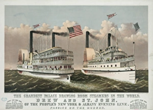 Grandest palace drawing room steamers in the world, Drew and