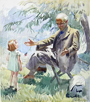 Telling Collection: Grandfather welcomes his Granddaughter