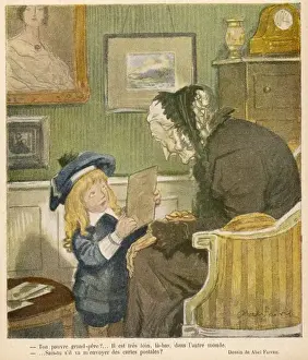 Bereavement Prints: Grandma Re Grandpa 1911