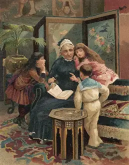 Grandmother / 3 Children