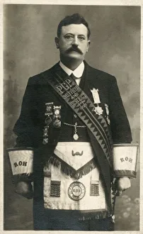 Images Dated 4th April 2019: Grandpa Unwin - Provincial Grand Primo - Masonry