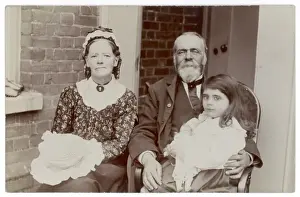 Grand Parents Prints: Grandparents / Little Girl