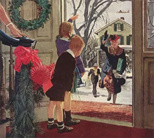 Laden Gallery: Grandparents Visit at Christmas Date: 1948