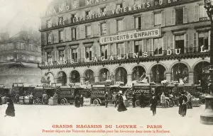 Galeries Prints: Grands Magasins du Louvre, Department Store, Paris