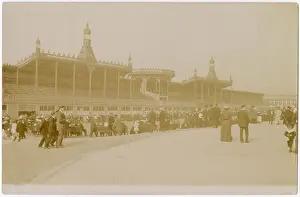 Racecourse Prints: Grandstand at Belle Vue Gardens, Manchester