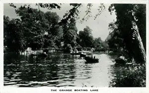 Grange Prints: The Grange Boating Lake - Beddington Park, Beddington, Surre