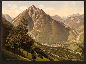From the grange of Queen Hortense, Cauterets, Pyrenees, Fran From the grange of Queen Hortense, Cauterets, Pyrenees, Fran