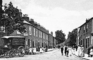 Grantham Prints: Grantham Manthorpe Road early 1900s