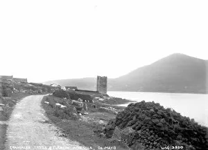 Mayo Collection: Granuales Castle and Curraun Peninsula, Co. Mayo