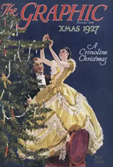 Crinoline Prints: The Graphic Christmas Number front cover, 1927