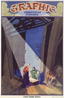 Images Dated 16th April 2012: The Graphic Christmas Number, Nativity scene