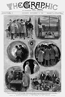 Images Dated 1st March 2016: Graphic front cover - visitors to Channel Tunnel works