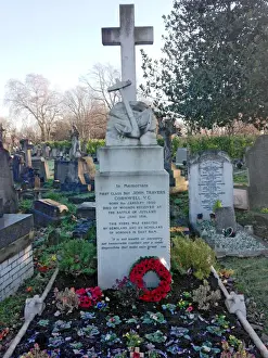 Manor Prints: The Grave of Jack Cornwell - Manor Park Cemetery
