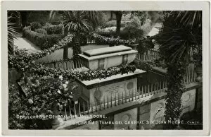 Peninsular Gallery: Grave of Lieutenant-General Sir John Moore, La Coruna, Spain