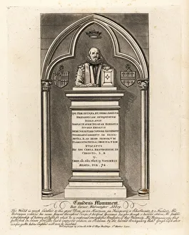 Southeast Gallery: Grave monument to the Elizabethan herald William Camdem