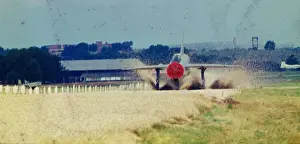 Gravel pit arrester being tested by RAF