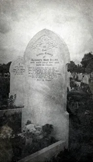 Tombstone Prints: Gravestone of Elizabeth Mary Gillies