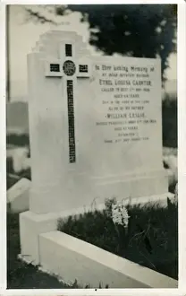Gravestone of Ethel Louisa Caunter, Southampton, Hampshire