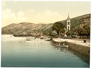 Gravosa, water front, Dalmatia, Austro-Hungary