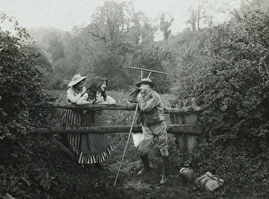Bathing Lady and Woman