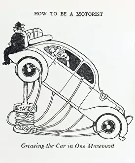 Greased Prints: Greasing the car / W H Robinson