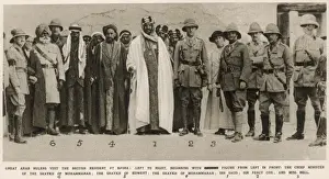 Percy Prints: Great Arab Rulers visit the British Residence at Basra