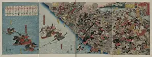 The great battle at Kawanakajima in Shinshu