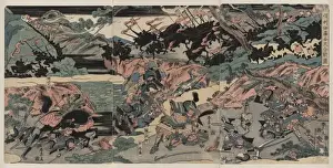 The great battle at Kurikara Valley