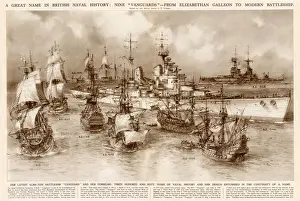 Turner Prints: A Great name in British Naval History - The Nine Royal Navy vessels to bear the name