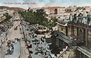 Jaipur Prints: The Great Chowk, Jaipur, Rajasthan, India