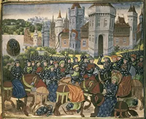 Chronicles Prints: Great Chronicles of France (1492). First page