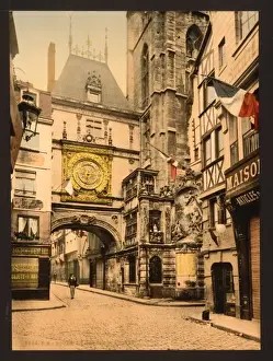 The great clock, Rouen, France