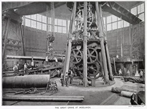 Gear Collection: Great Crane at Woolwich Arsenal, in south east London, London