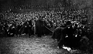 Cardiff Prints: A very great crowd gathered at Cardiff Arms Park for the international rubgy match